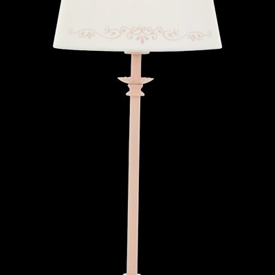 ANNA table lamp, pink/white