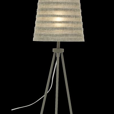 FUSSILI table lamp, grey