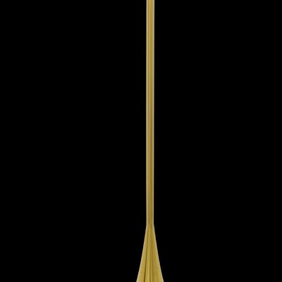 SPIRA table lamp, tall brass
