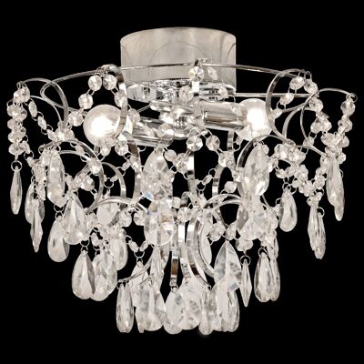 SALSTA ceiling lamp, chrome