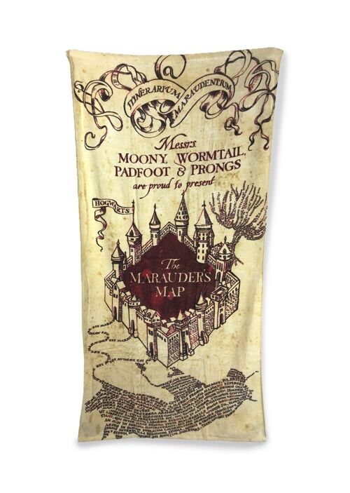 Marauders Map Harry Potter Towel