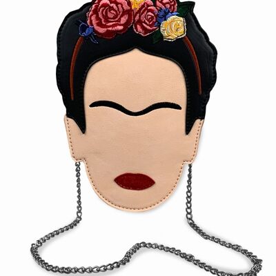 Frida Kahlo borsa a tracolla minimalista