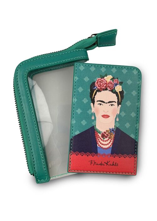 Frida Kahlo Green Vogue Card Purse