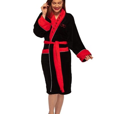 Friends Central Perk Ladies Robe Black