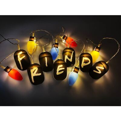 Guirlande lumineuse veilleuse à piles Céleste de 9 LED - La case