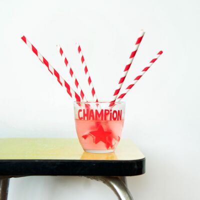 Duralex Nesting Glass - RED CHAMPION