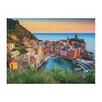 1000 stukjes puzzel/zonsondergang aux Cinque Terre 2
