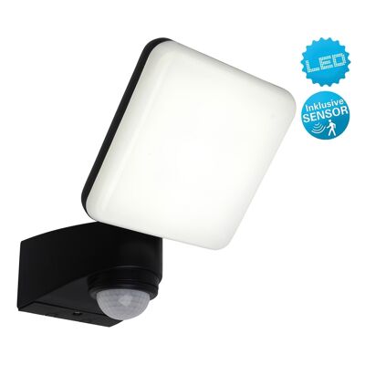 LED outdoor wall light "Jaro" with 360° motion detector
