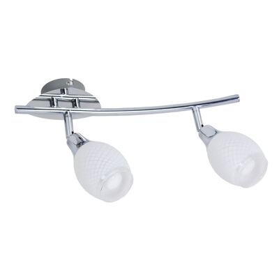 2 binari LED da parete e soffitto "Roma"