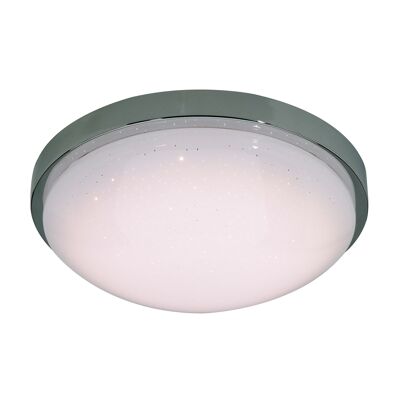LED wall and ceiling light "Catania" with crystal effect d:29cm