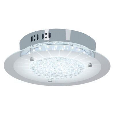 LED ceiling light "Chur" with crystal effect