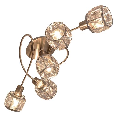 5er-LED-Deckenleuchte E14 "Josefa"
