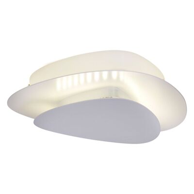 LED wall and ceiling light "Liso" white