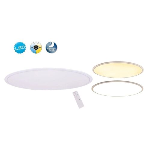 LED Deckenleuchte "Pesaro" oval 80x35cm