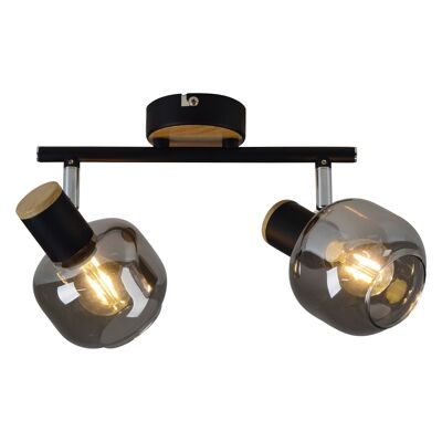 2 spot ceiling light "Fumoso"