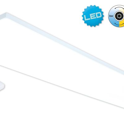 LED Panel-Deckenleuchte "Carente" l: 119,5cm - rahmenlos