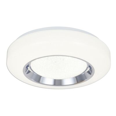 LED ceiling light "Newcastle" with crystal effect d: 50cm