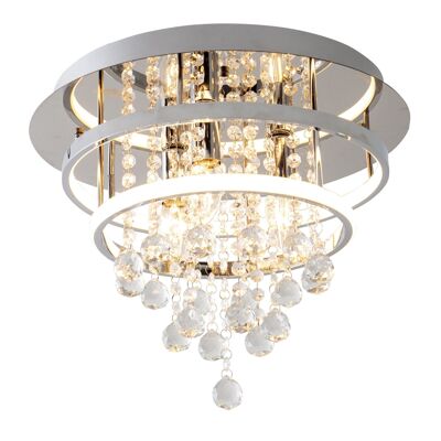 LED ceiling light "Kristallo" d: 40cm