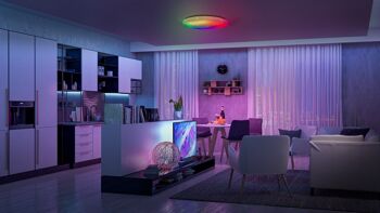 Plafonnier LED "Arc-en-ciel" 6