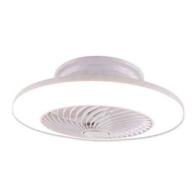 LED ceiling light with fan "Adoranto" d: 55cm