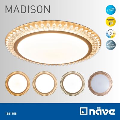 LED ceiling light "Madison" d: 48cm