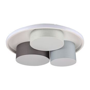 Plafonnier 3 LED "Eppan" d: 56cm gris 8