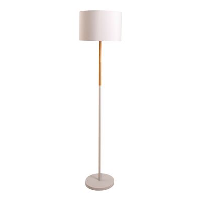 Textile floor lamp "Tessile" h: 150cm white