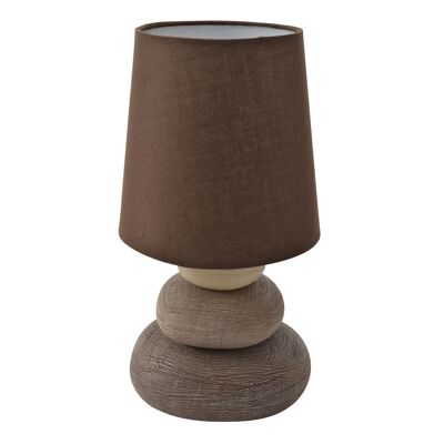 Lampe à poser en céramique "Stoney" - h:31cm