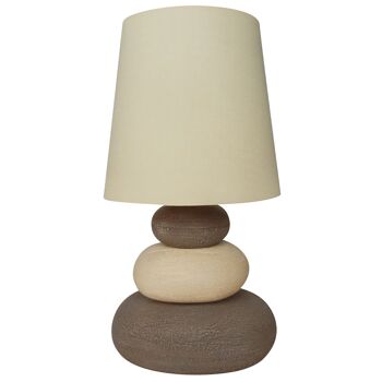 Lampe à poser en céramique "Stoney" h:31cm II 1