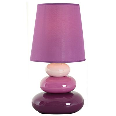 Lámpara de mesa de cerámica "Stoney" h:31cm V