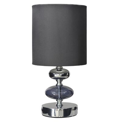 Tela - lámpara de mesa "Mali" h:28.5cm - textil