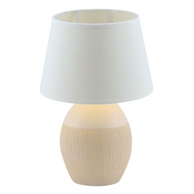 Lámpara de mesa de cerámica "Talia" h:31cm I