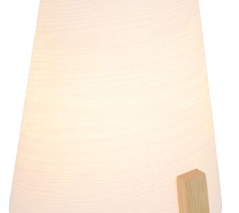 Lampe de table en bambou avec abat-jour en plastique "Shoji" 3