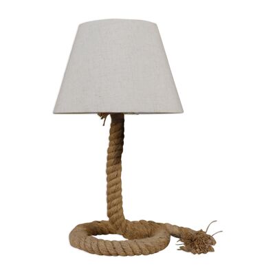 Table lamp with textile shade "Rope"