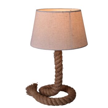 Lampe de table avec abat-jour textile "Rope" 2