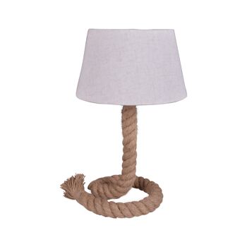Lampe de table avec abat-jour textile "Rope" 3