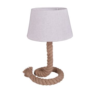 Lampe de table avec abat-jour textile "Rope" 4