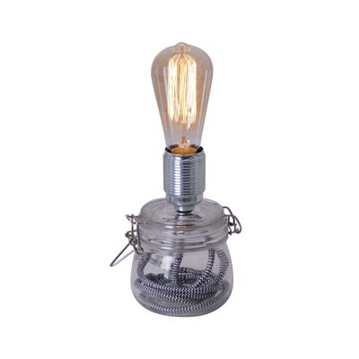 Glass table lamp clear d: 11cm "Max"