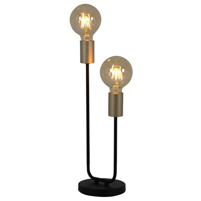 Lámpara de mesa "Modo" 2 llamas alto: 45,3 cm
