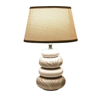 Ceramic table lamp "Stoney" h: 31cm I