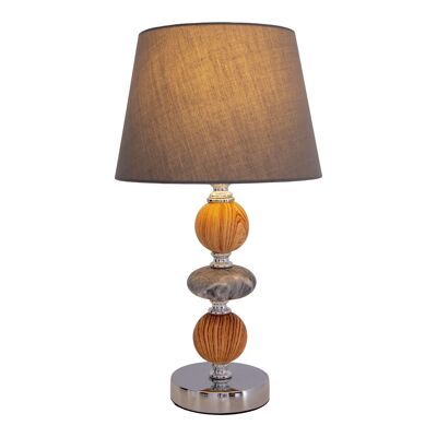 Lampada da tavolo in ceramica "Araga" h: 36cm grigio