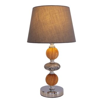 Lampe à poser en céramique "Araga" h: 36cm gris 1