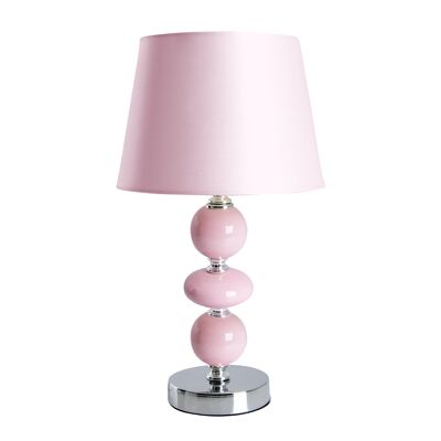 Lámpara de mesa de cerámica "Araga h: 36cm rosa