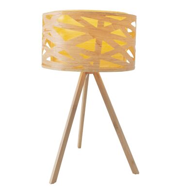 Lampada da tavolo "Finja" con bambù h: 55cm