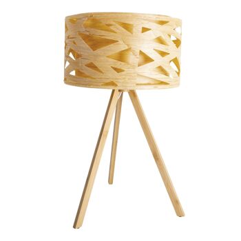 Lampe à poser "Finja" avec bambou h: 55cm 2