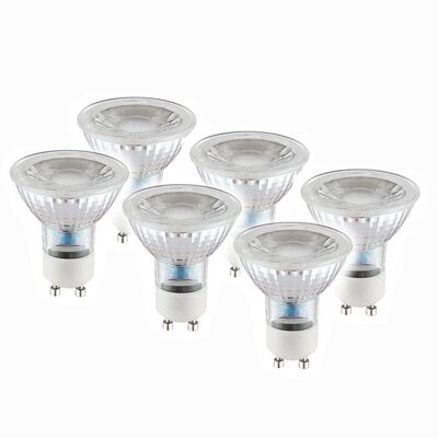 Set de 6 bombillas LED GU10/5W "Marla"