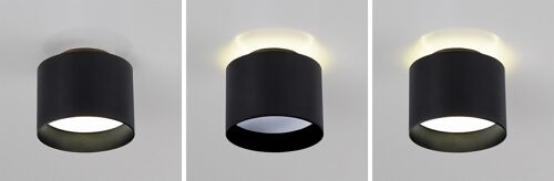 LED Spot "Trios" d: 10cm schwarz