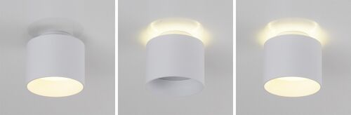 LED Spot "Trios" d: 10cm weiß