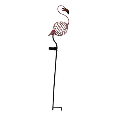 Piquet solaire décoratif "Flamingo" h:80cm