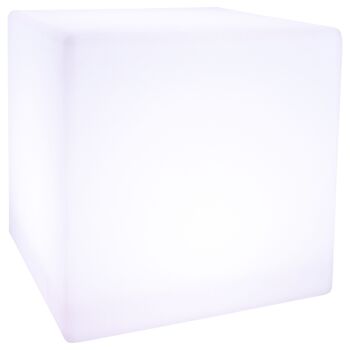 Cube décoratif LED pour extérieur RVB s : 55cm 2